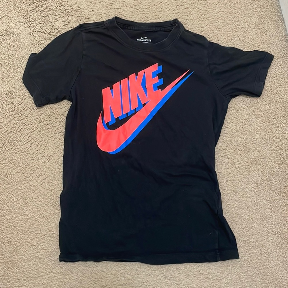 Black and orange kids shirt sleeve shirt